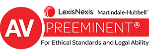 AV Preeminent For Ethical Standards And Legal Ability
